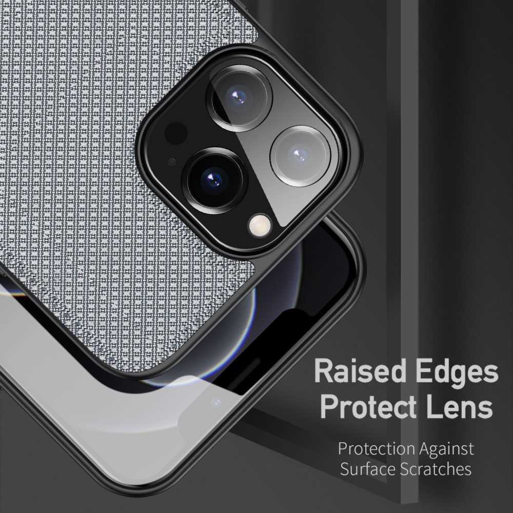 DUX DUCIS TPU Case für APPLE IPHONE 13 PRO MAX Fino Series Nylon Textur Hülle