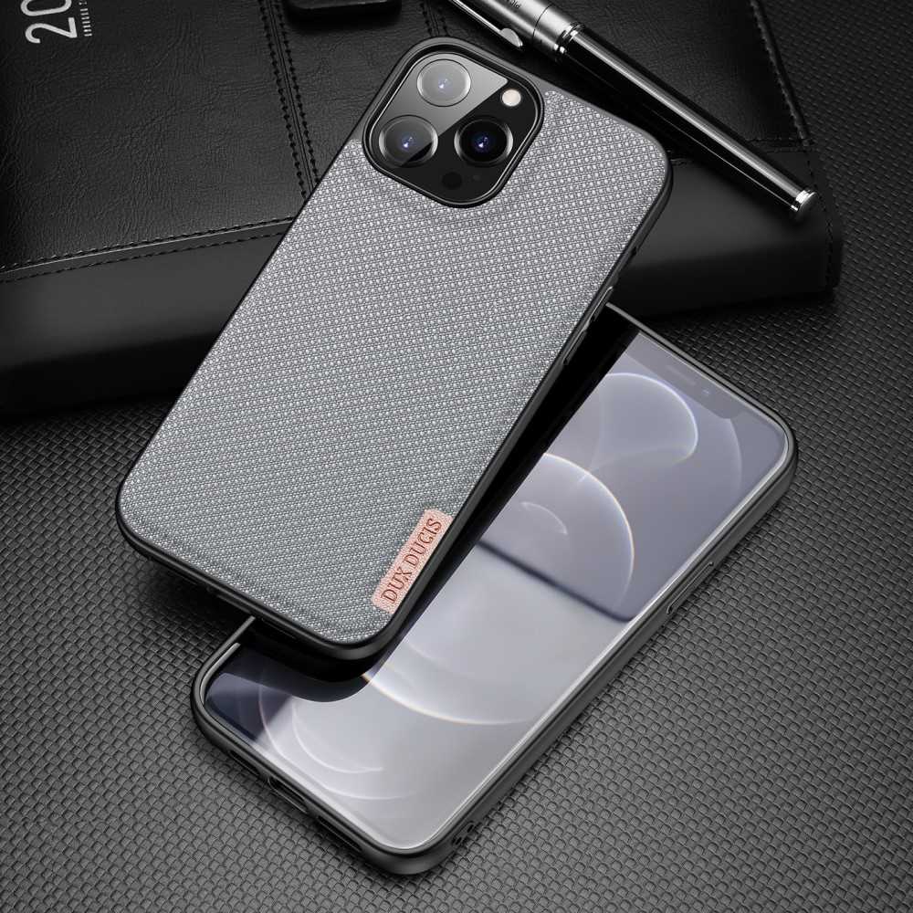 DUX DUCIS TPU Case für APPLE IPHONE 13 PRO MAX Fino Series Nylon Textur Hülle
