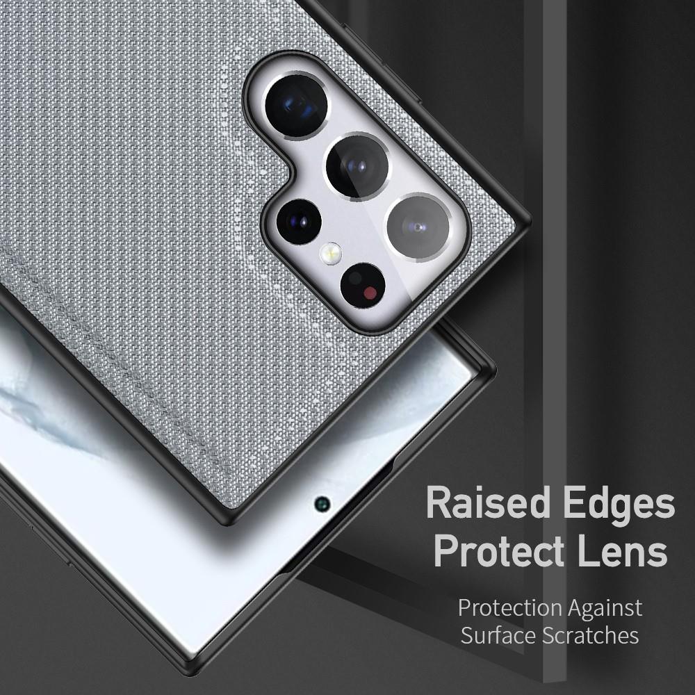 DUX DUCIS TPU Case für SAMSUNG GALAXY S22 ULTRA Fino Series Nylon Textur Hülle