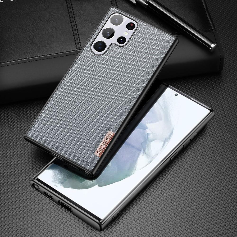 DUX DUCIS TPU Case für SAMSUNG GALAXY S22 ULTRA Fino Series Nylon Textur Hülle