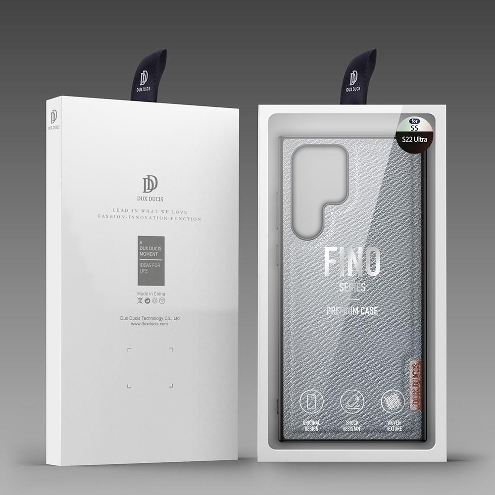 DUX DUCIS TPU Case für SAMSUNG GALAXY S22 ULTRA Fino Series Nylon Textur Hülle