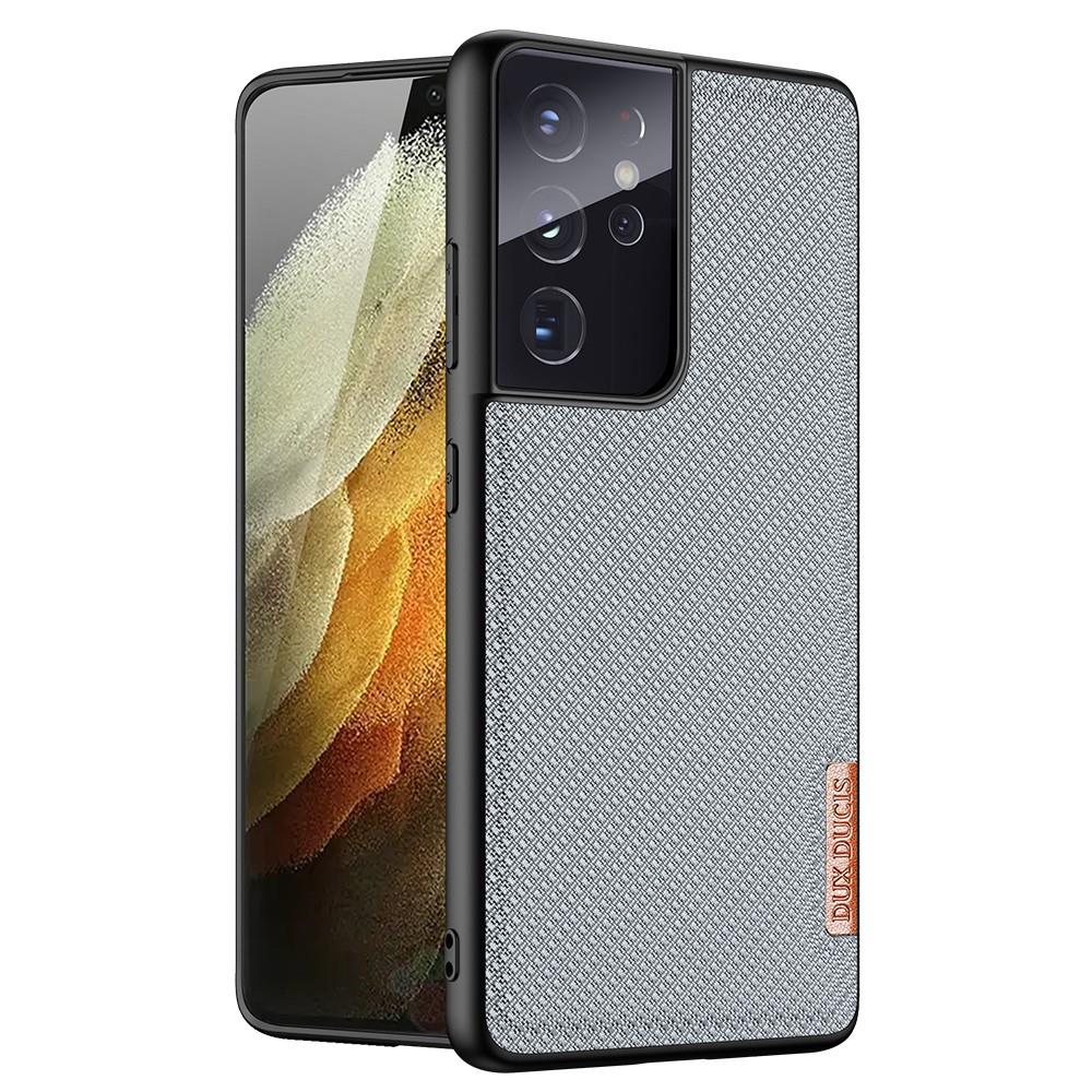 DUX DUCIS TPU Case für SAMSUNG GALAXY S21 ULTRA Fino Series Nylon Textur Hülle