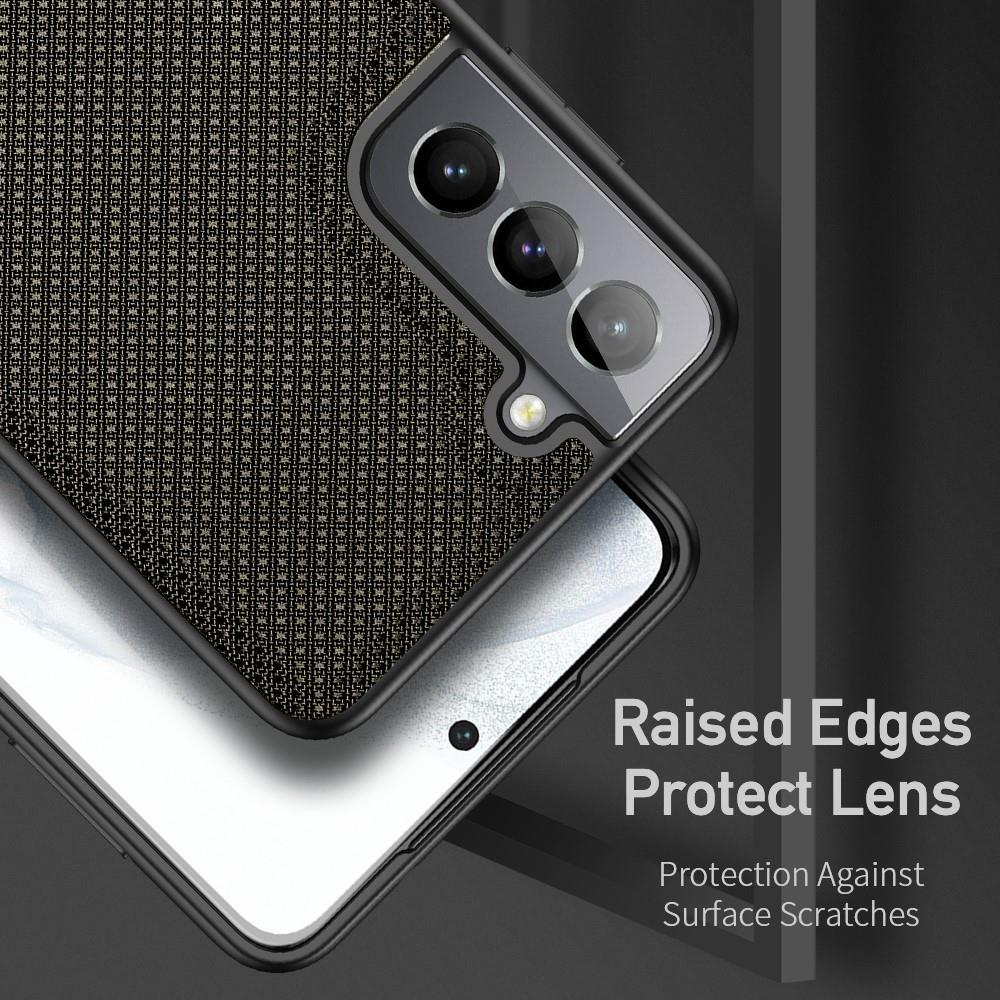 DUX DUCIS TPU Case für SAMSUNG GALAXY S21 FE Fino Series Nylon Textur Hülle