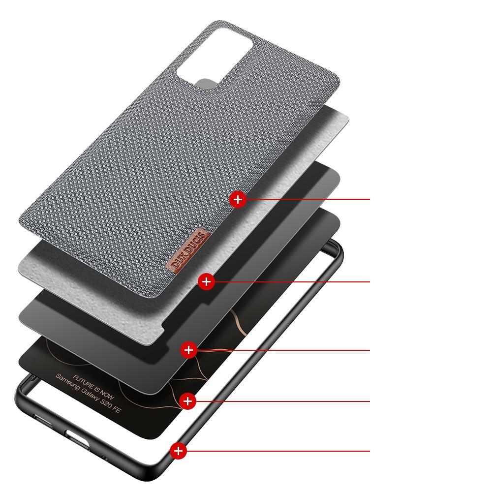 DUX DUCIS TPU Case für SAMSUNG GALAXY S20 FE Fino Series Nylon Textur Hülle