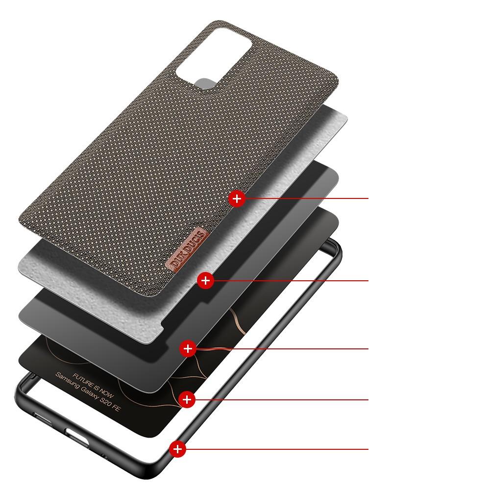 DUX DUCIS TPU Case für SAMSUNG GALAXY S20 FE Fino Series Nylon Textur Hülle