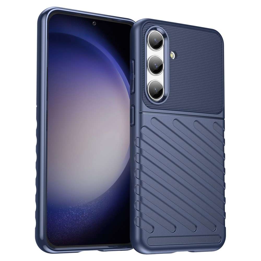 TPU Hülle für Samsung Galaxy S25 Thunder Series Grip Twill Handy Case Rutschfest