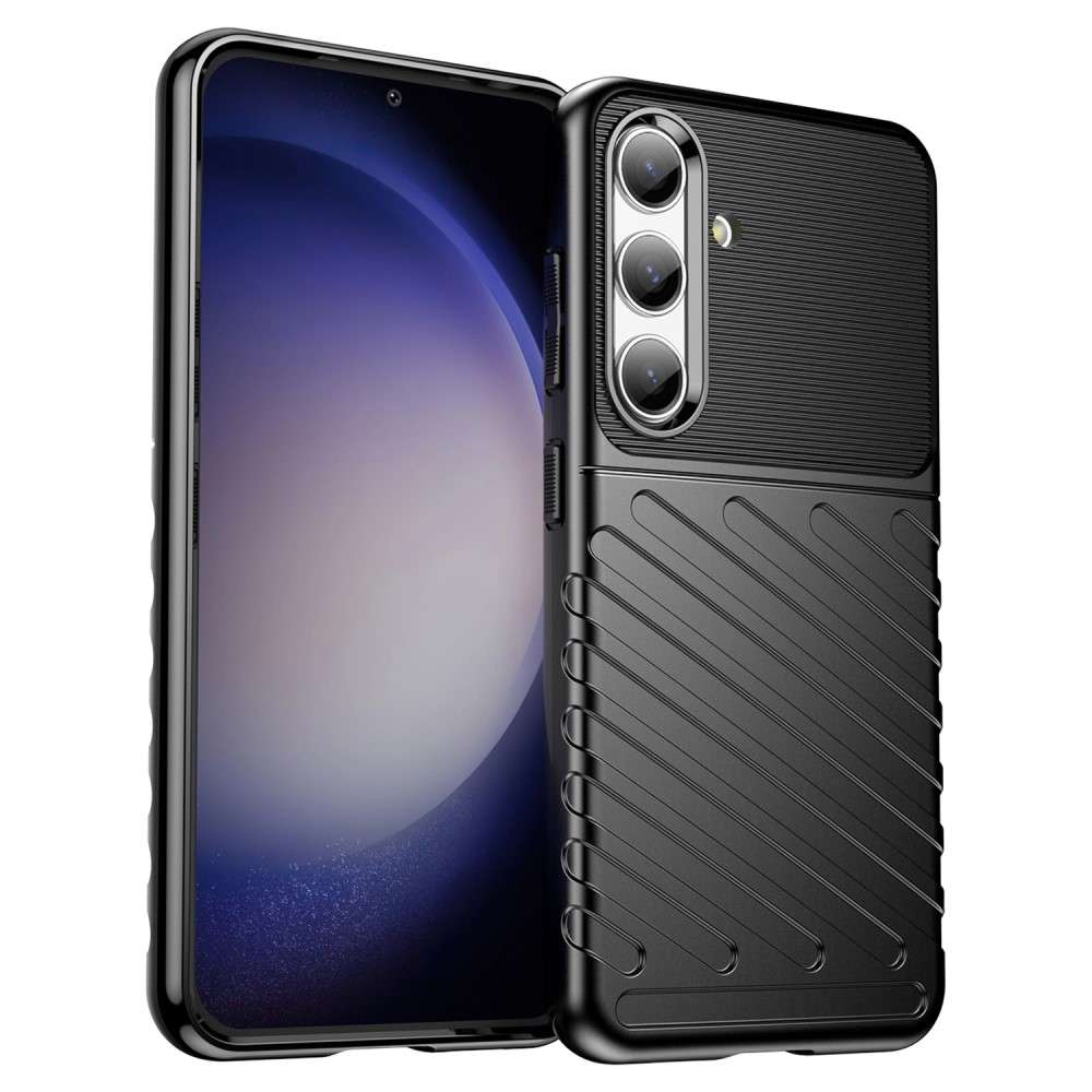 TPU Hülle für Samsung Galaxy S25 Thunder Series Grip Twill Handy Case Rutschfest