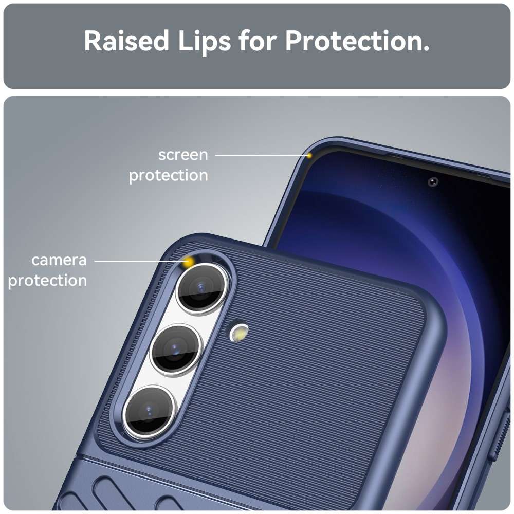 TPU Hülle für Samsung Galaxy S25 Thunder Series Grip Twill Handy Case Rutschfest