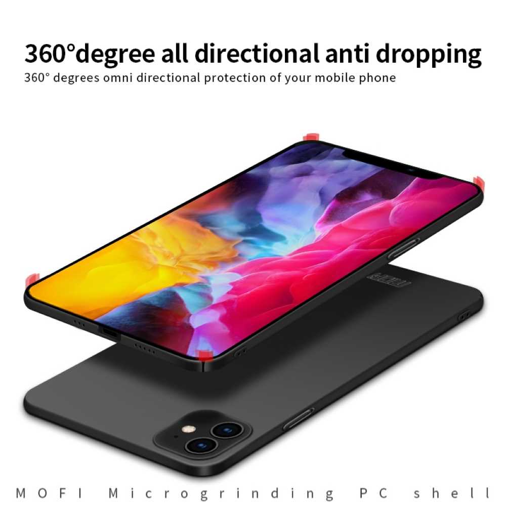 MOFI Hard Case für APPLE IPHONE 12 12 PRO ultradünne PC Handyhülle Cover Matt