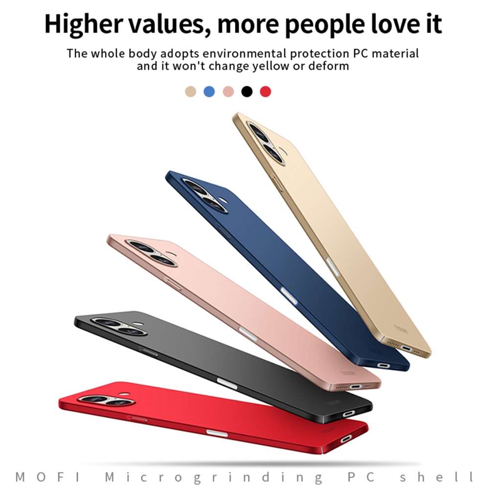 MOFI Hard Cover für Apple iPhone 16 ultradünne PC Handyhülle Matte Case Frosted