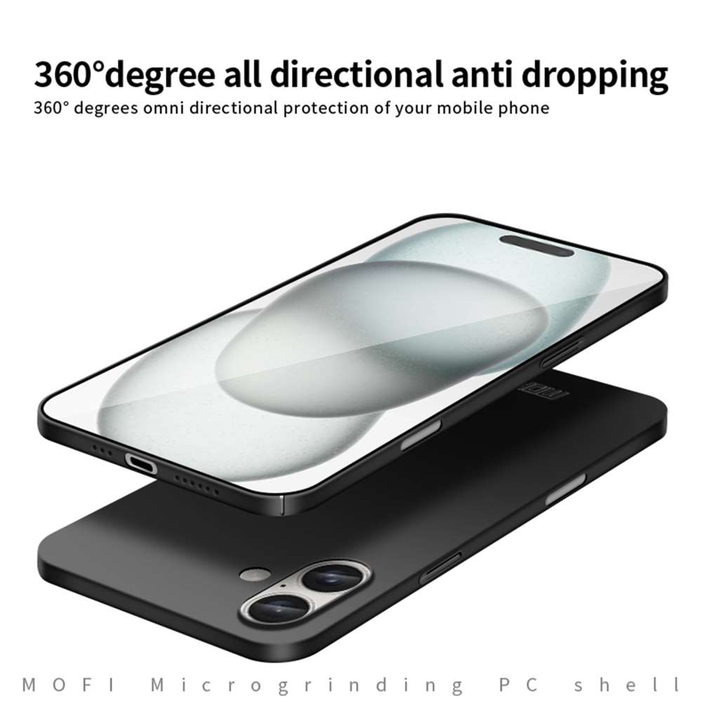 MOFI Hard Cover für Apple iPhone 16 ultradünne PC Handyhülle Matte Case Frosted