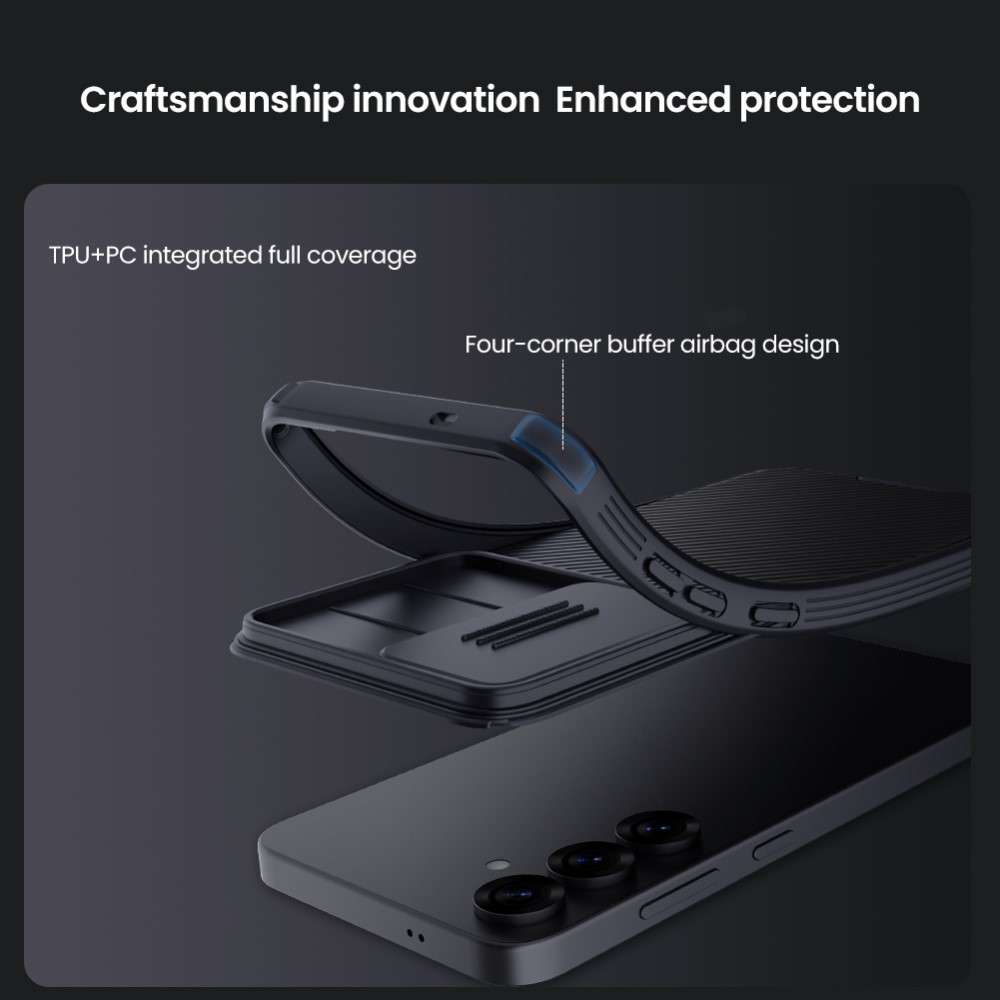NILLKIN Hybrid Hülle für Samsung Galaxy S25 Camshield Pro Case Handy Full Cover