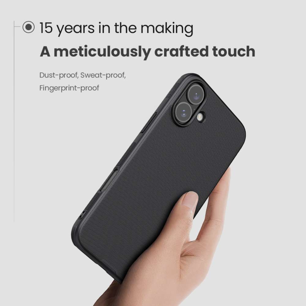 NILLKIN Hard Cover für Apple iPhone 16 Super Frosted Pro Case Matte Schutz Hülle