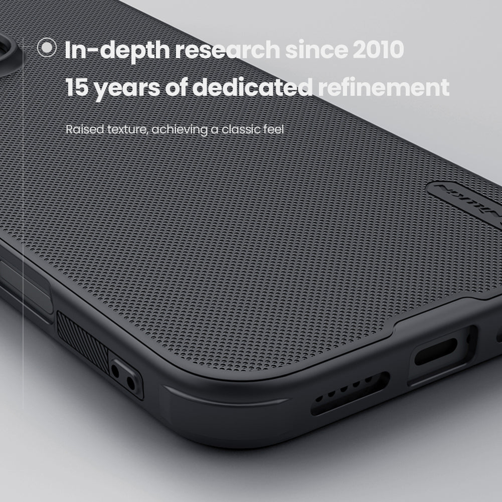 NILLKIN Hard Cover für Apple iPhone 16 PRO Super Frosted Pro Matte Hülle PC TPU