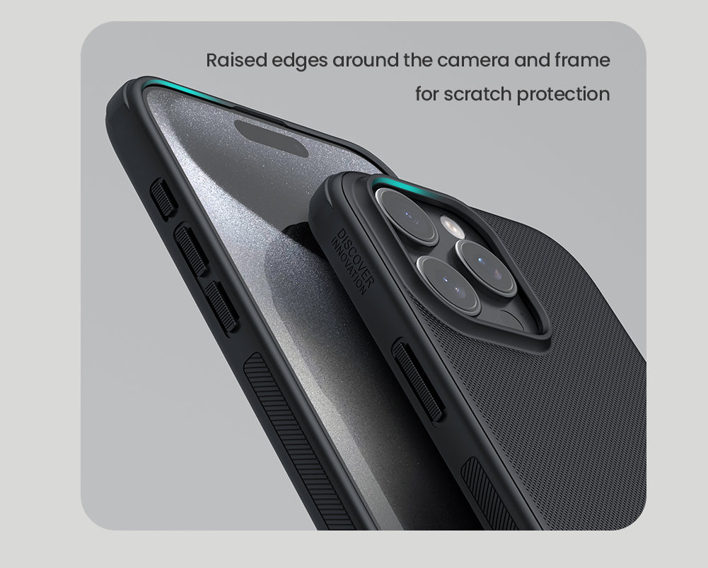 NILLKIN Hard Cover für Apple iPhone 16 PRO Super Frosted Pro Matte Hülle PC TPU