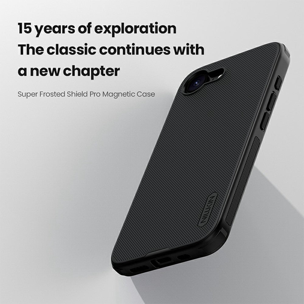 NILLKIN Hard Cover für Apple iPhone 16e Super Frosted Pro Matte Hülle PC TPU