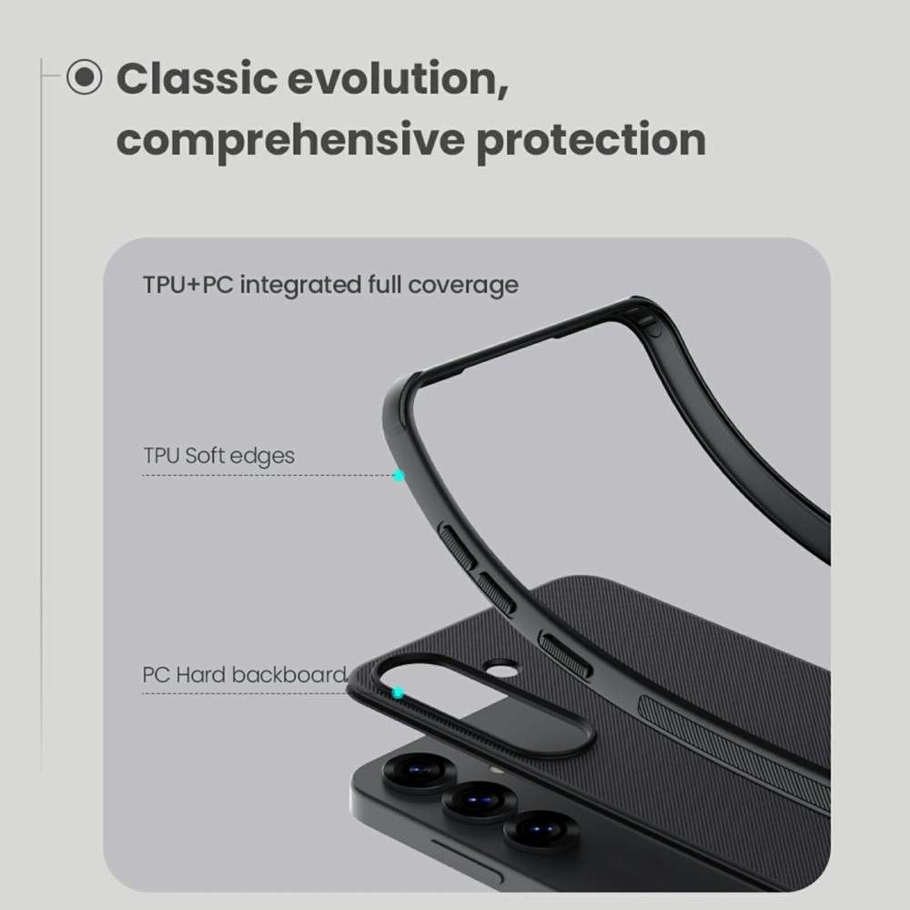 NILLKIN Hard Cover für Samsung Galaxy S25 Super Frosted Pro Matte Hülle PC TPU