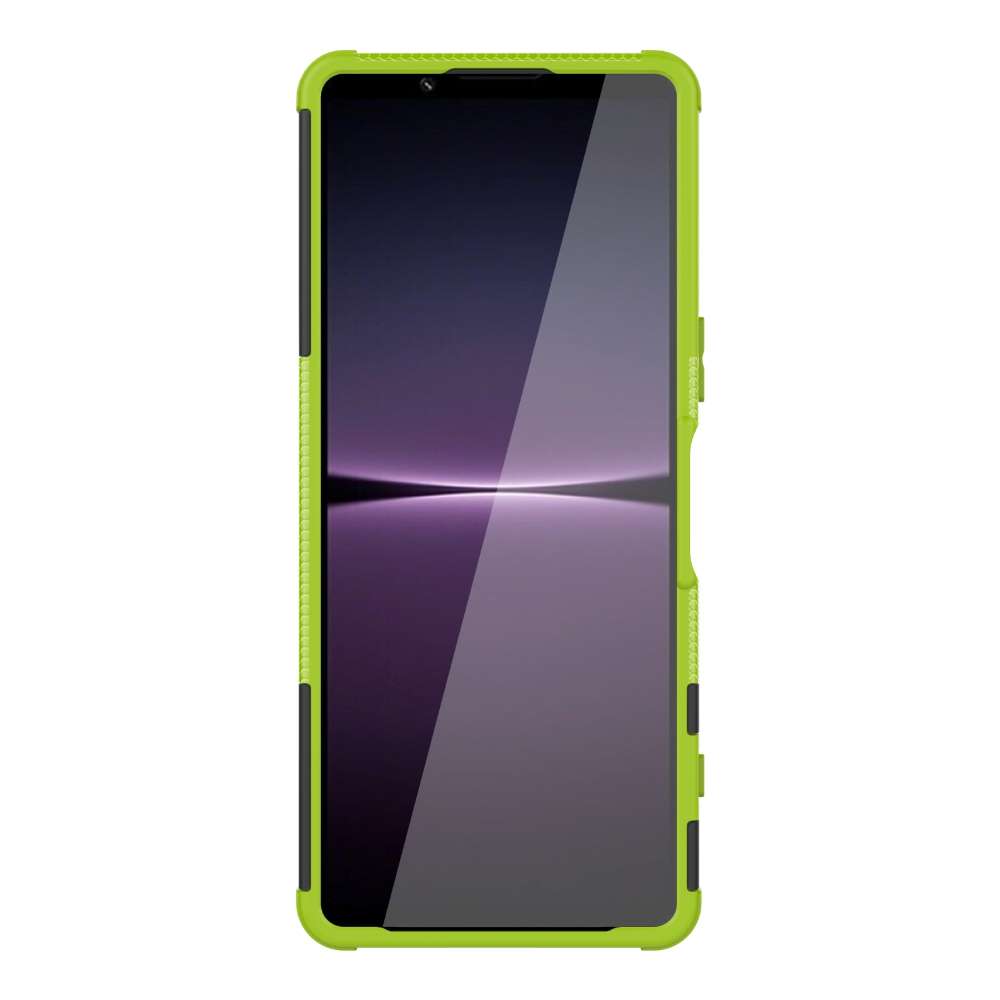Outdoor Hülle für Sony Xperia 1 IV Tire Rutschfest Kickstand PC TPU Cover Case