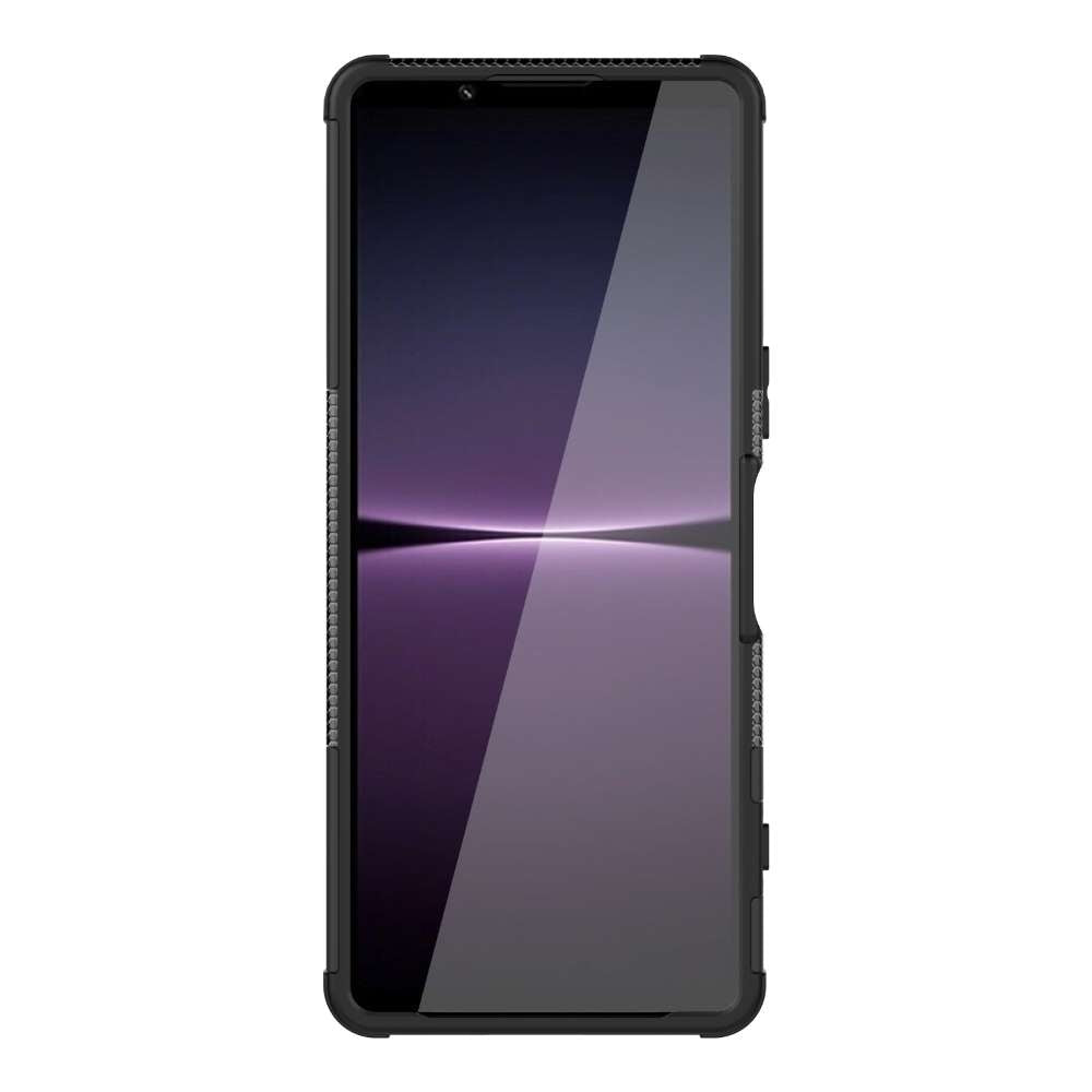 Outdoor Hülle für Sony Xperia 1 IV Tire Rutschfest Kickstand PC TPU Cover Case