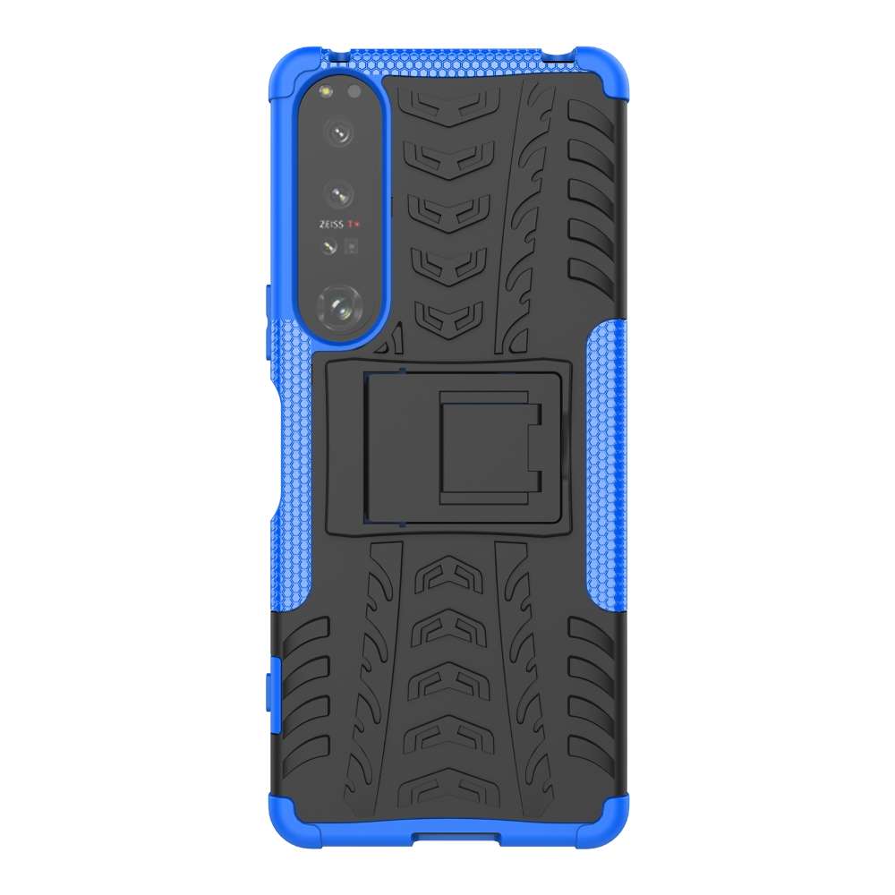 Outdoor Hülle für Sony Xperia 1 IV Tire Rutschfest Kickstand PC TPU Cover Case