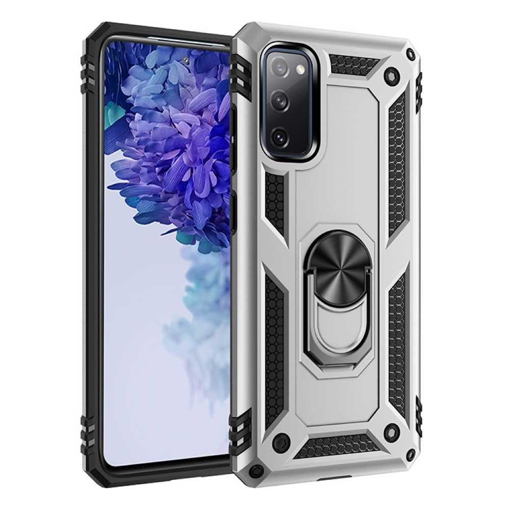 Outdoor Case für SAMSUNG GALAXY S20 FE TPU Hybrid Sergeant Armor Ring Hülle