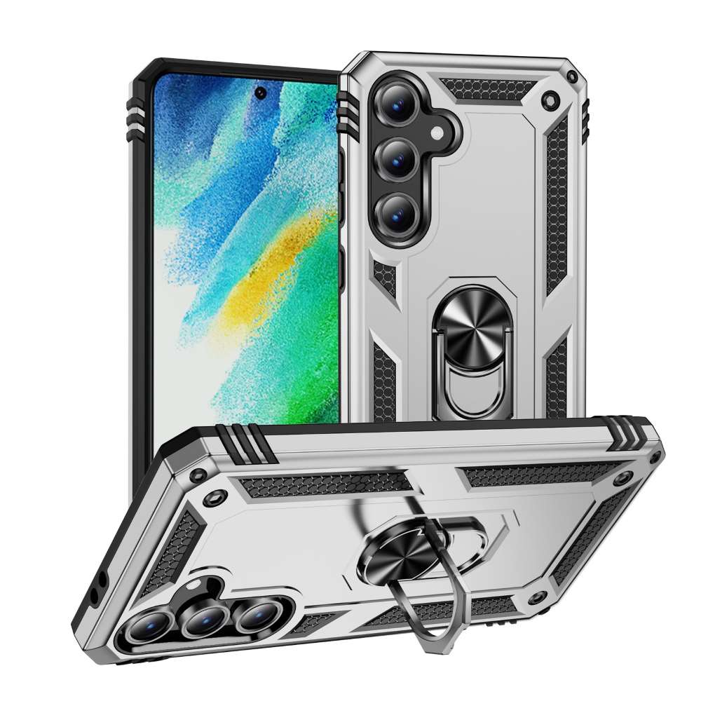 Outdoor Hülle für Samsung Galaxy S24 FE TPU PC Hybrid Sergeant Armor Schutzcover