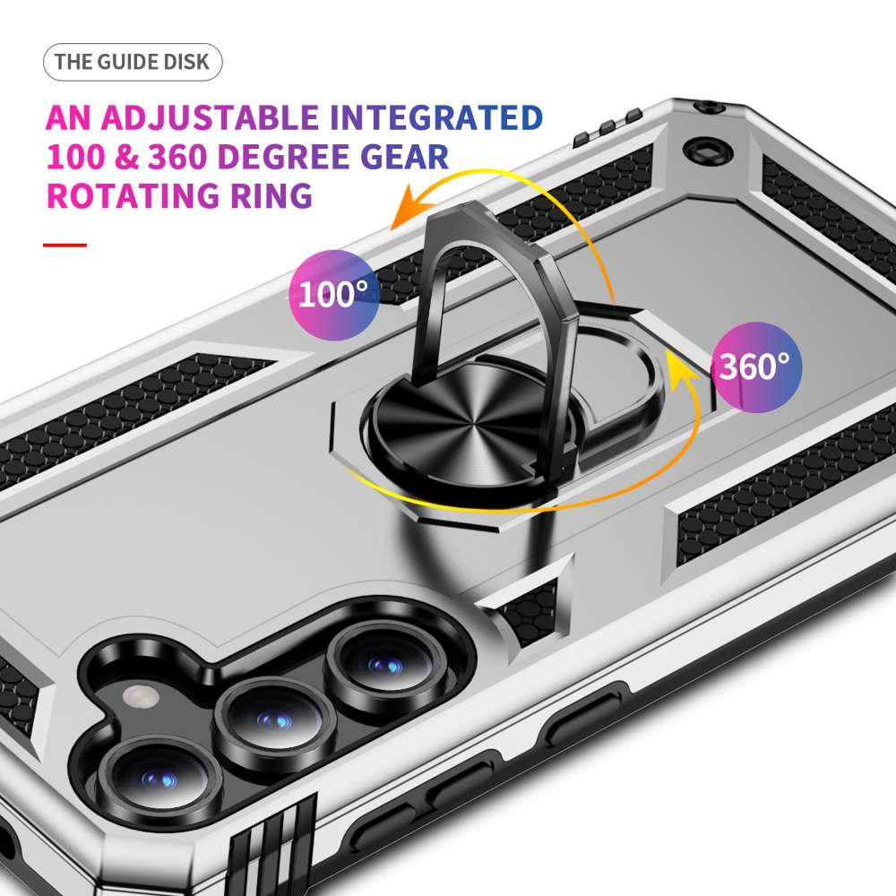 Outdoor Hülle für Samsung Galaxy S24 FE TPU PC Hybrid Sergeant Armor Schutzcover