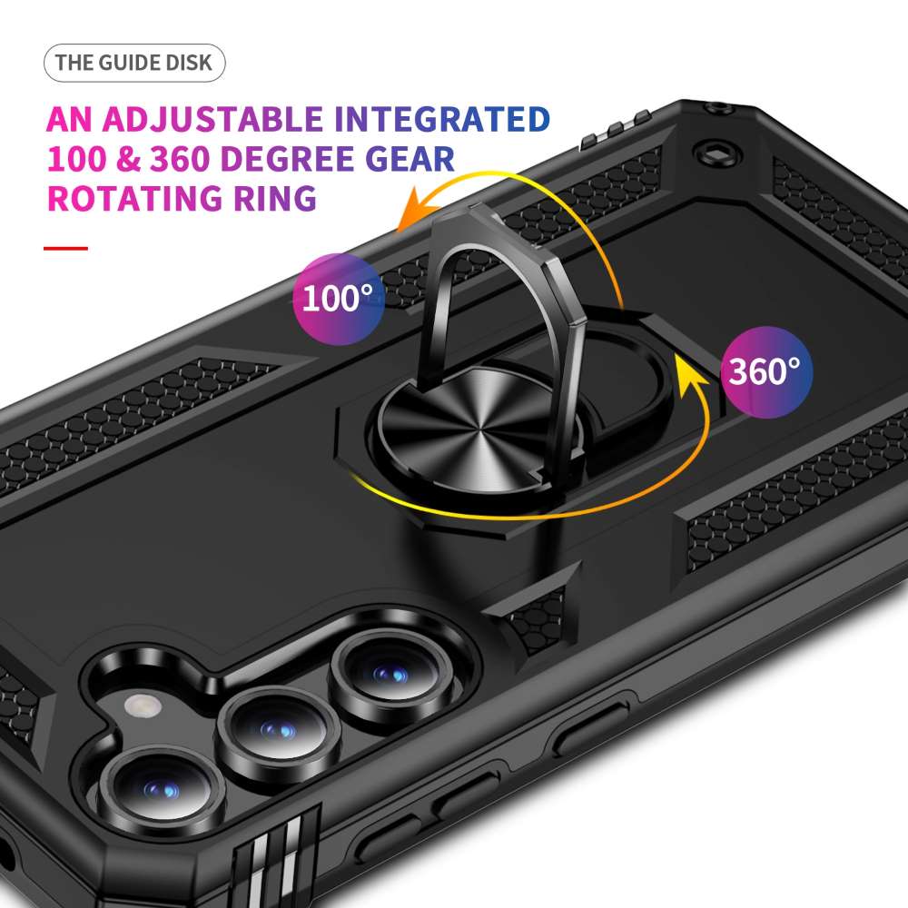 Outdoor Hülle für Samsung Galaxy S24 FE TPU PC Hybrid Sergeant Armor Schutzcover
