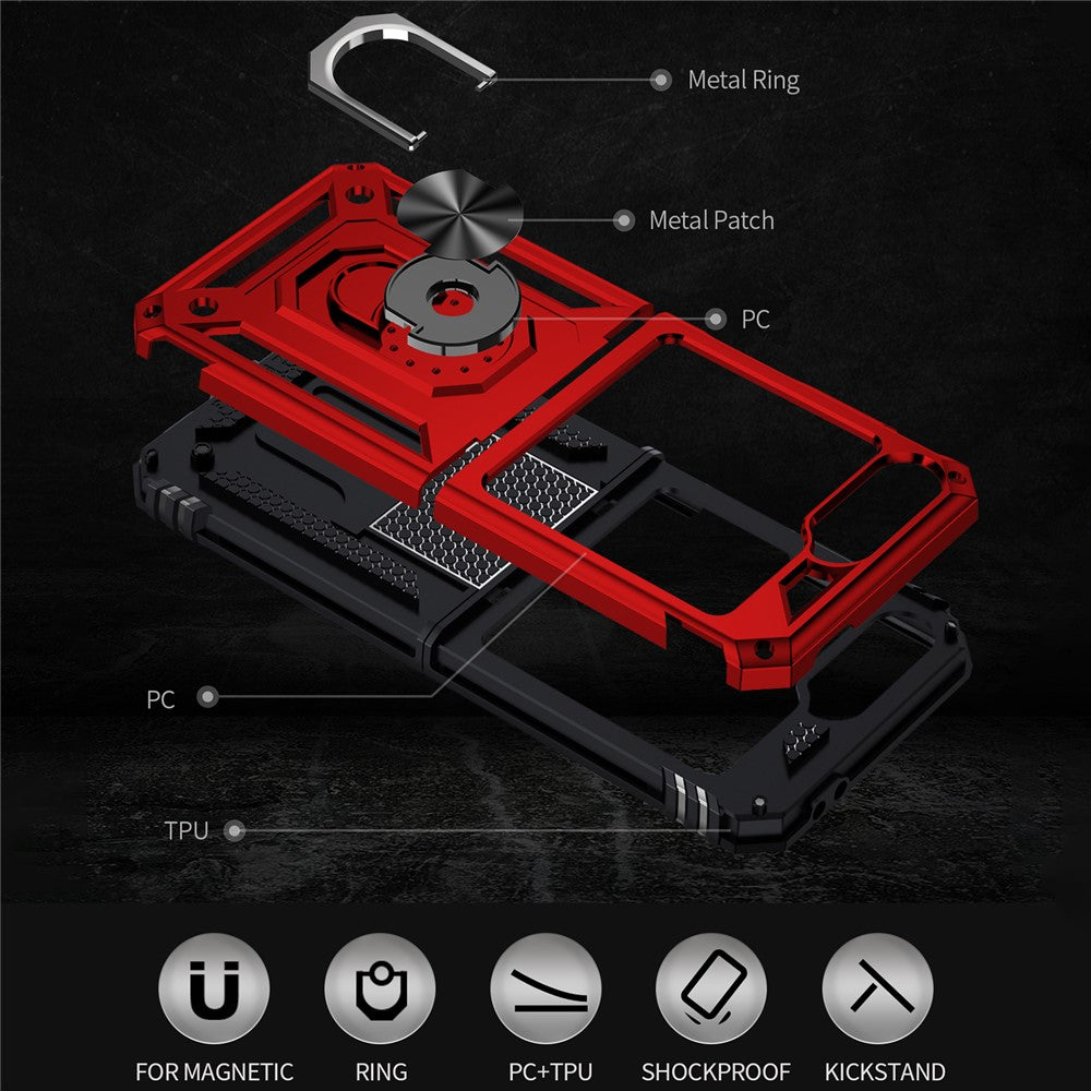 Outdoor Hülle für Samsung Galaxy Z Flip7 FE | Z Flip6 TPU Hybrid Sergeant Cover