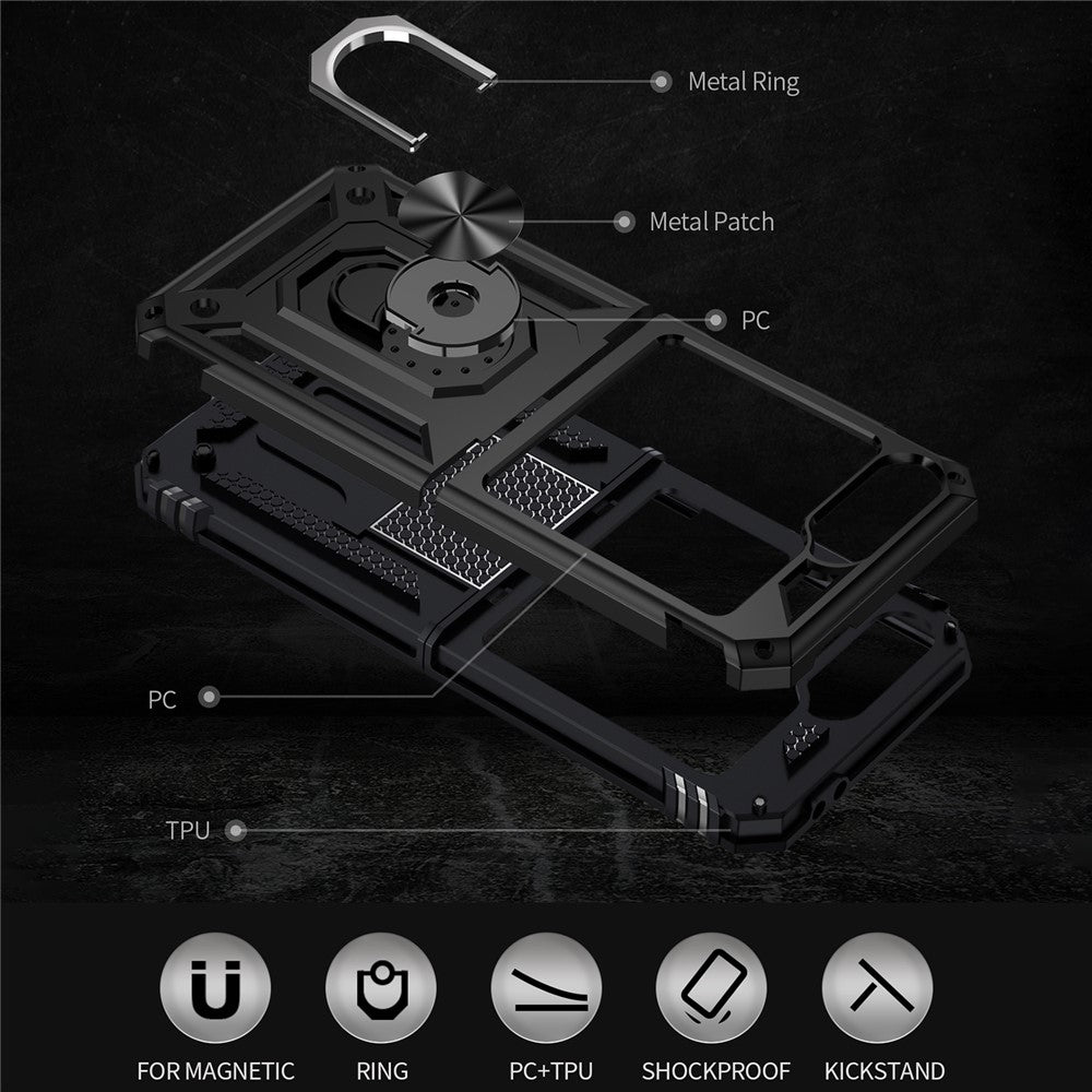 Outdoor Hülle für Samsung Galaxy Z Flip7 FE | Z Flip6 TPU Hybrid Sergeant Cover