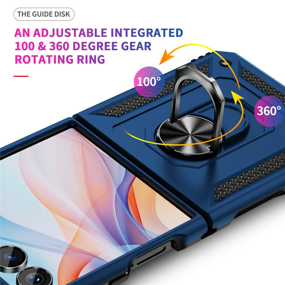 Outdoor Hülle für Samsung Galaxy Z Flip7 TPU PC Hybrid Sergeant Ring Cover Case