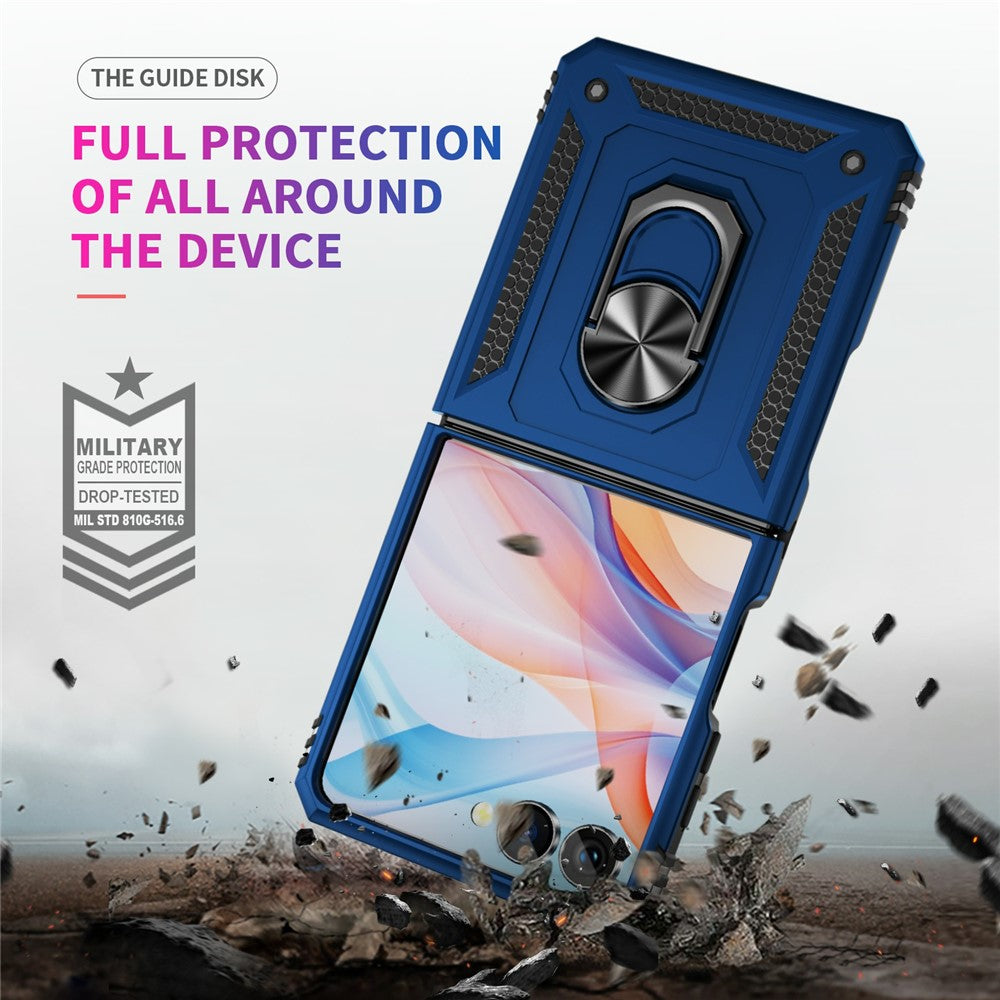 Outdoor Hülle für Samsung Galaxy Z Flip7 TPU PC Hybrid Sergeant Ring Cover Case