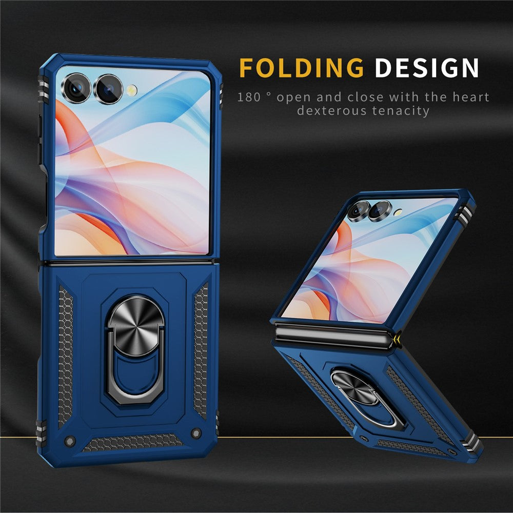 Outdoor Hülle für Samsung Galaxy Z Flip7 TPU PC Hybrid Sergeant Ring Cover Case