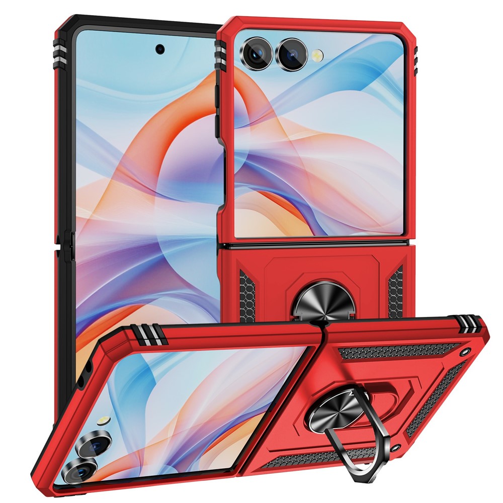Outdoor Hülle für Samsung Galaxy Z Flip7 TPU PC Hybrid Sergeant Ring Cover Case