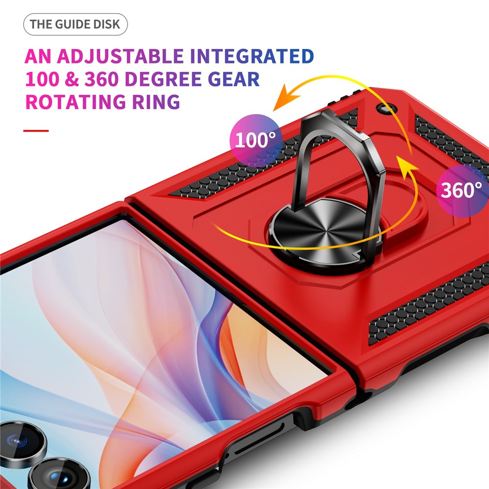 Outdoor Hülle für Samsung Galaxy Z Flip7 TPU PC Hybrid Sergeant Ring Cover Case