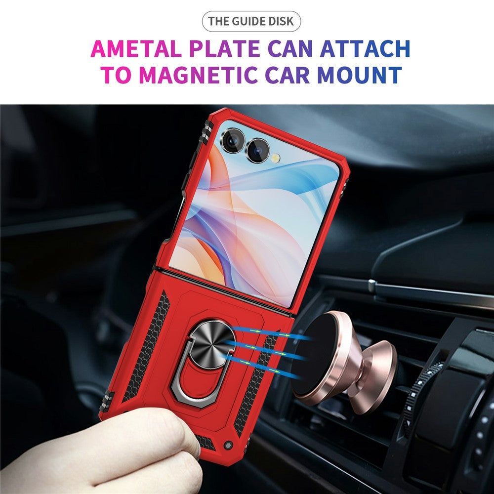 Outdoor Hülle für Samsung Galaxy Z Flip7 TPU PC Hybrid Sergeant Ring Cover Case