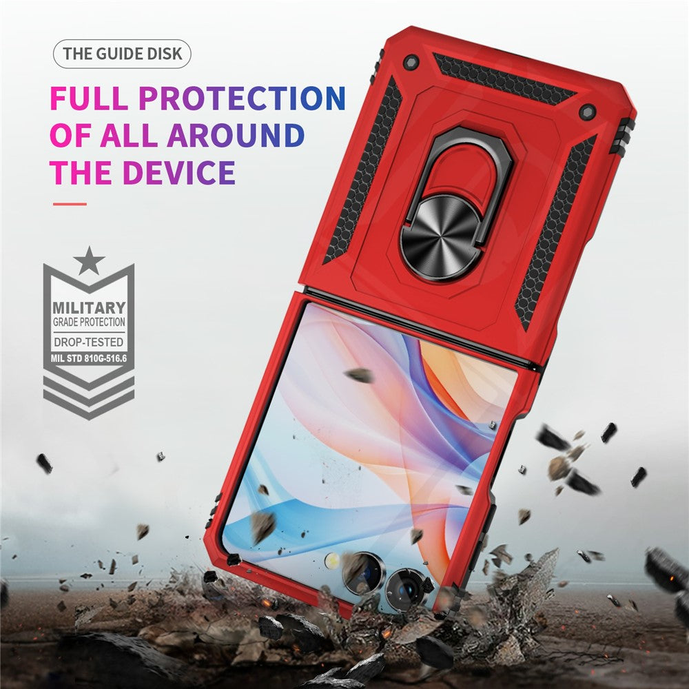 Outdoor Hülle für Samsung Galaxy Z Flip7 TPU PC Hybrid Sergeant Ring Cover Case