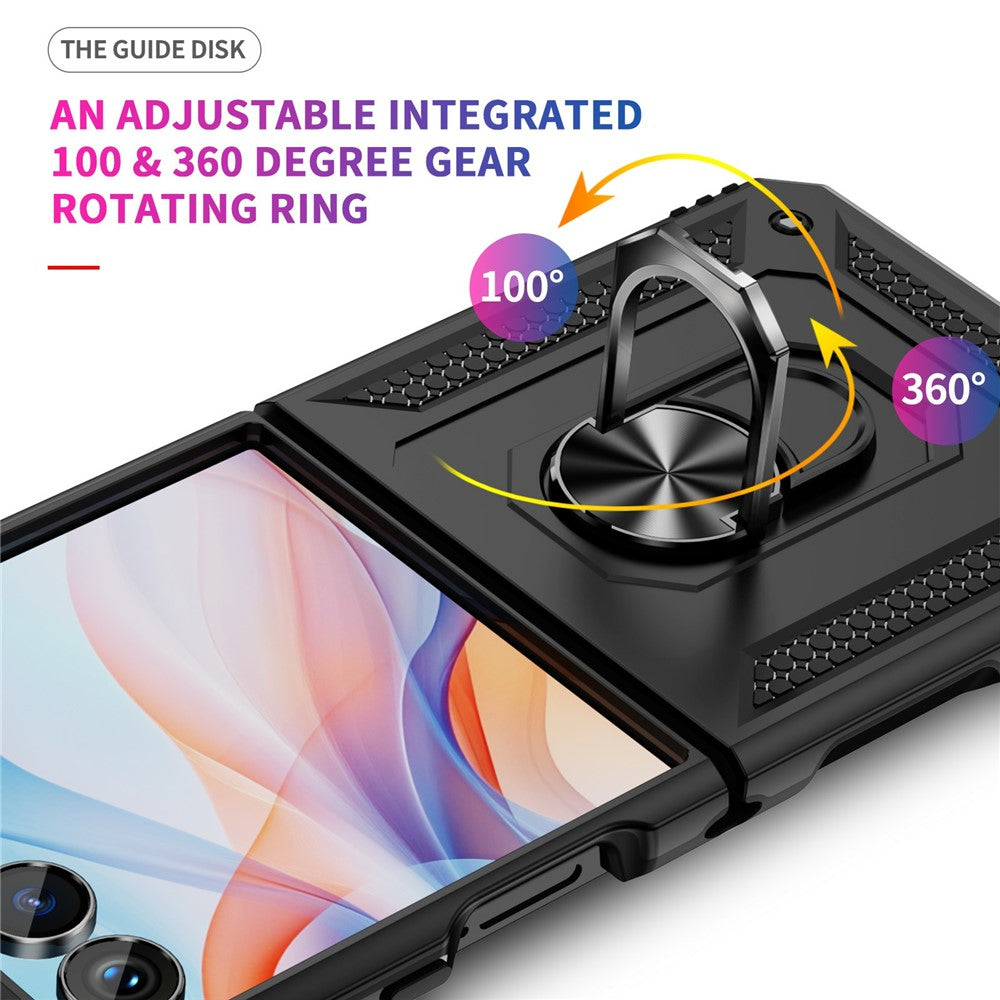 Outdoor Hülle für Samsung Galaxy Z Flip7 TPU PC Hybrid Sergeant Ring Cover Case