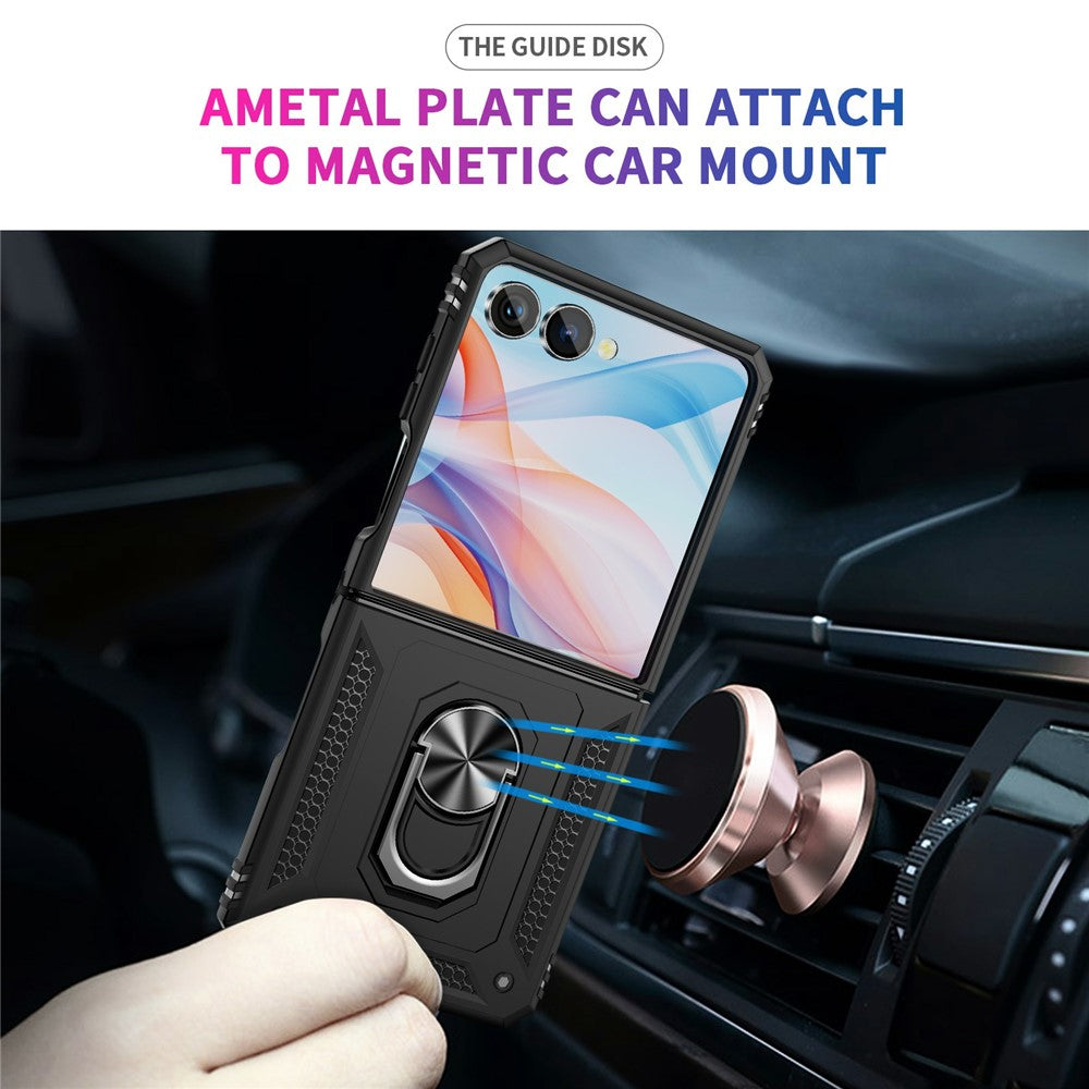 Outdoor Hülle für Samsung Galaxy Z Flip7 TPU PC Hybrid Sergeant Ring Cover Case