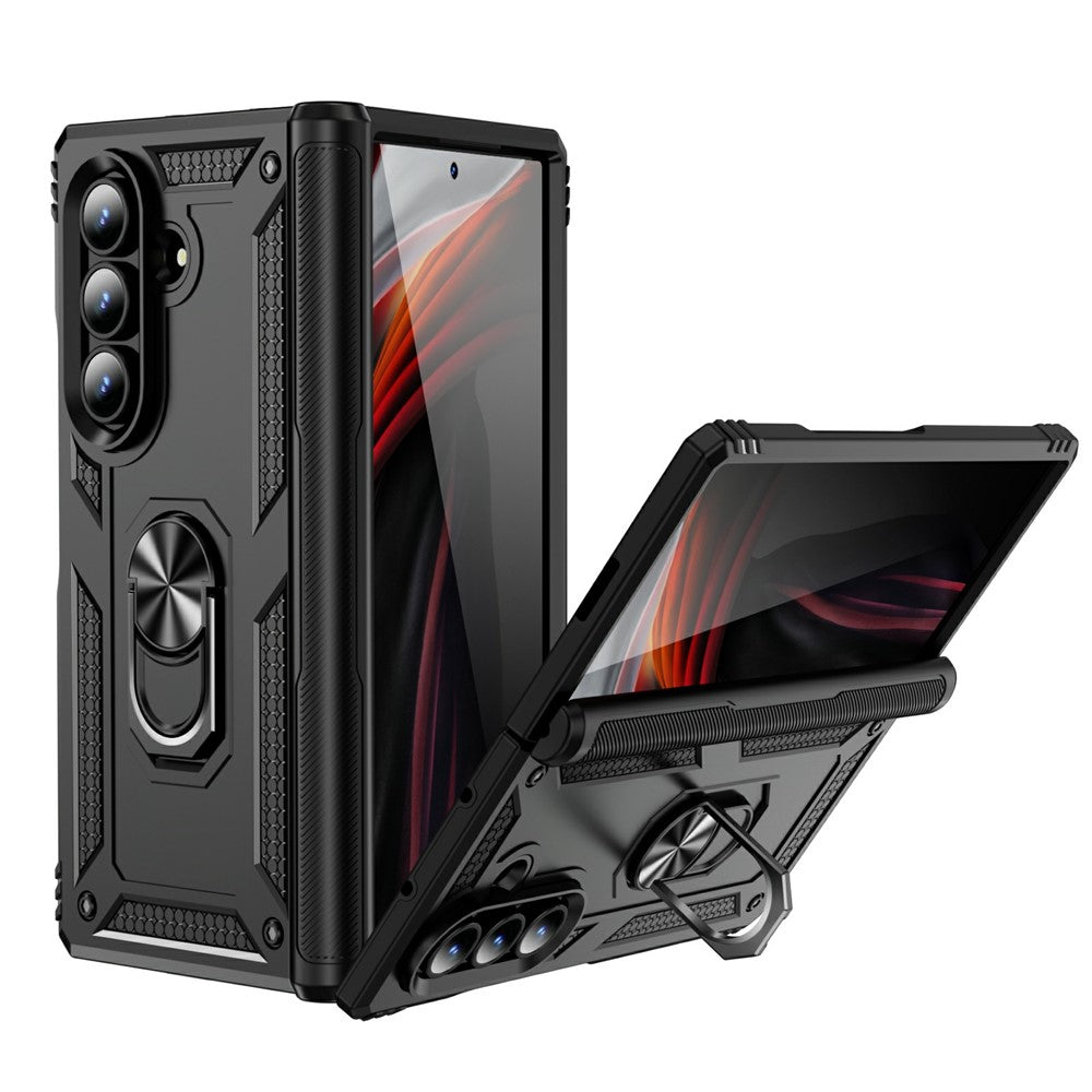 Outdoor Hülle für Samsung Galaxy Z Fold7 TPU PC Hybrid Sergeant Ring Cover Case