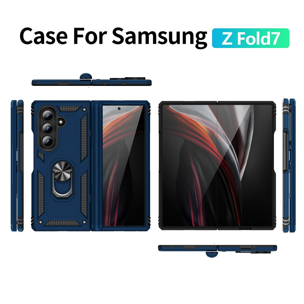 Outdoor Hülle für Samsung Galaxy Z Fold7 TPU PC Hybrid Sergeant Ring Cover Case