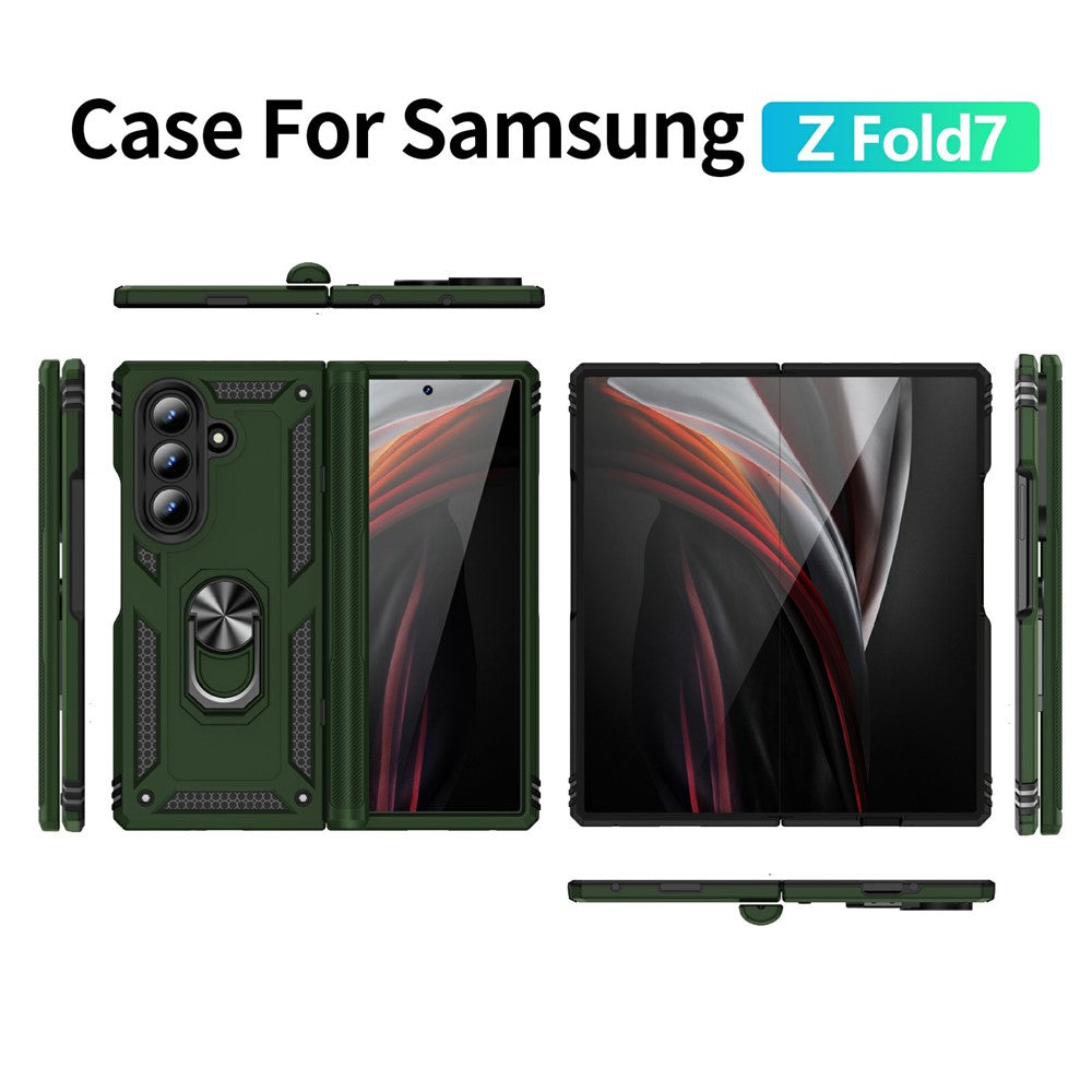 Outdoor Hülle für Samsung Galaxy Z Fold7 TPU PC Hybrid Sergeant Ring Cover Case