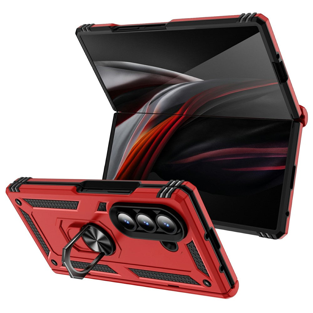 Outdoor Hülle für Samsung Galaxy Z Fold7 TPU PC Hybrid Sergeant Ring Cover Case