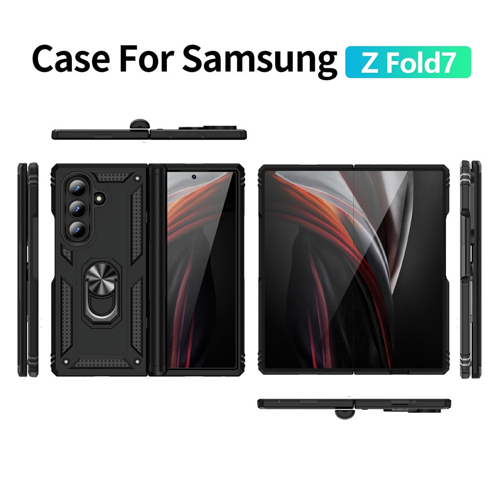 Outdoor Hülle für Samsung Galaxy Z Fold7 TPU PC Hybrid Sergeant Ring Cover Case