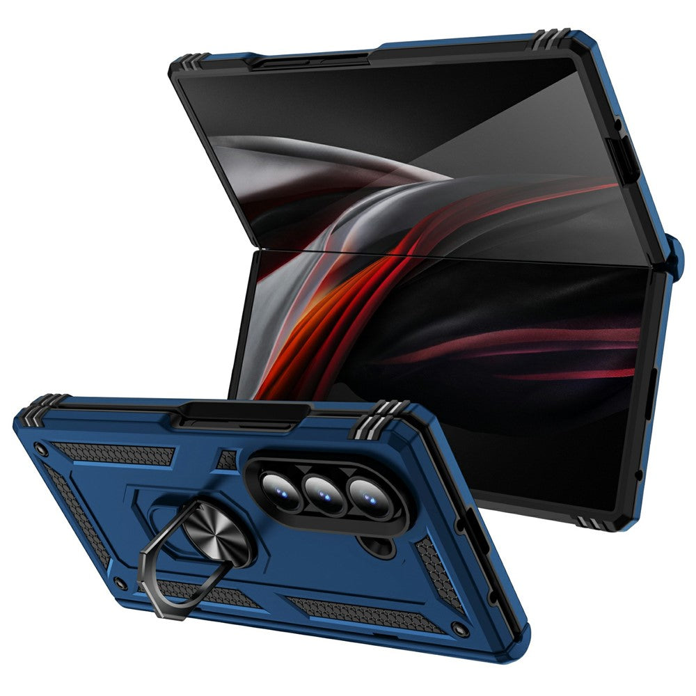 Outdoor Hülle für Samsung Galaxy Z Fold7 TPU PC Hybrid Sergeant Ring Cover Case