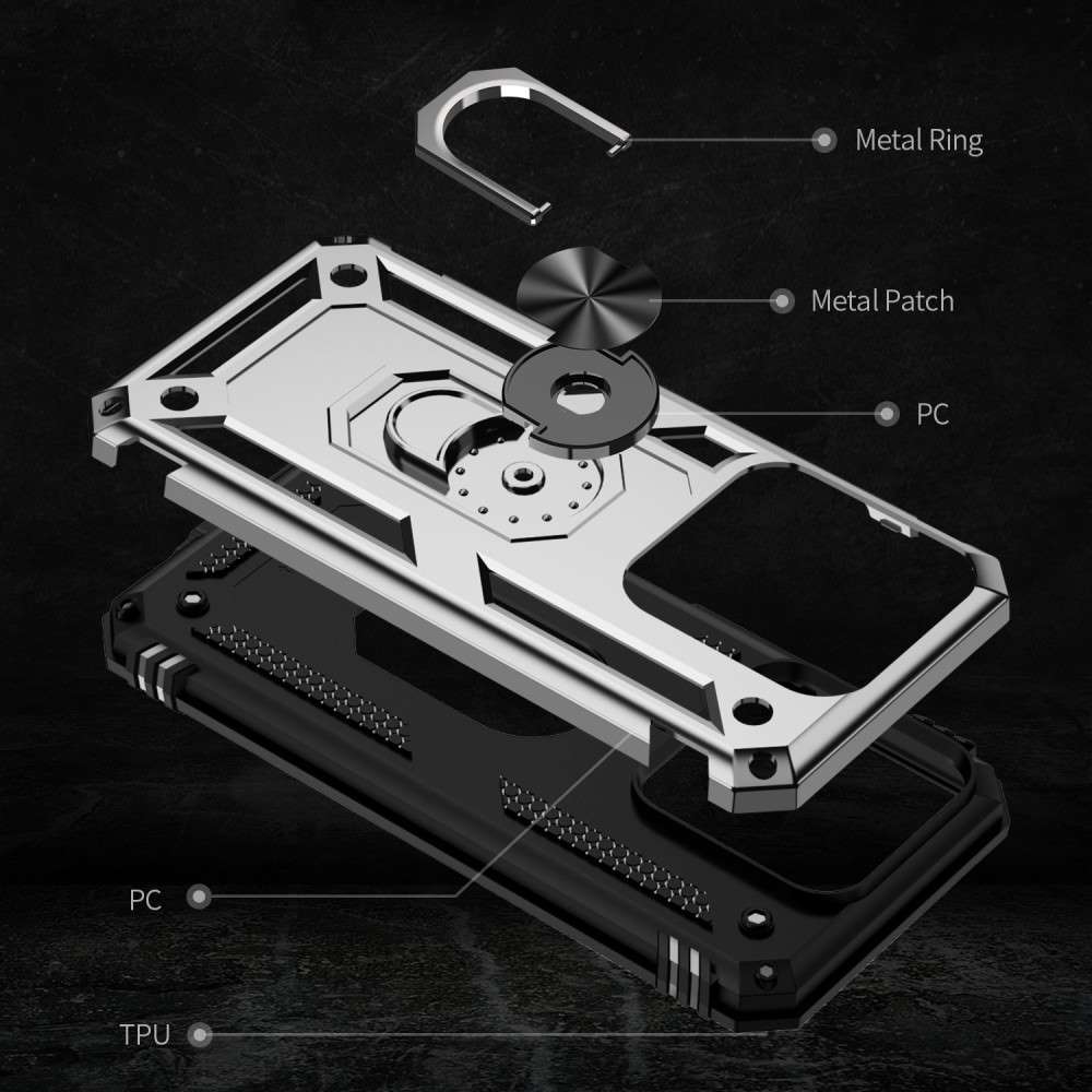 Outdoor Hülle für Xiaomi 14 TPU PC Hybrid Sergeant Armor Ring Schutzcover Case