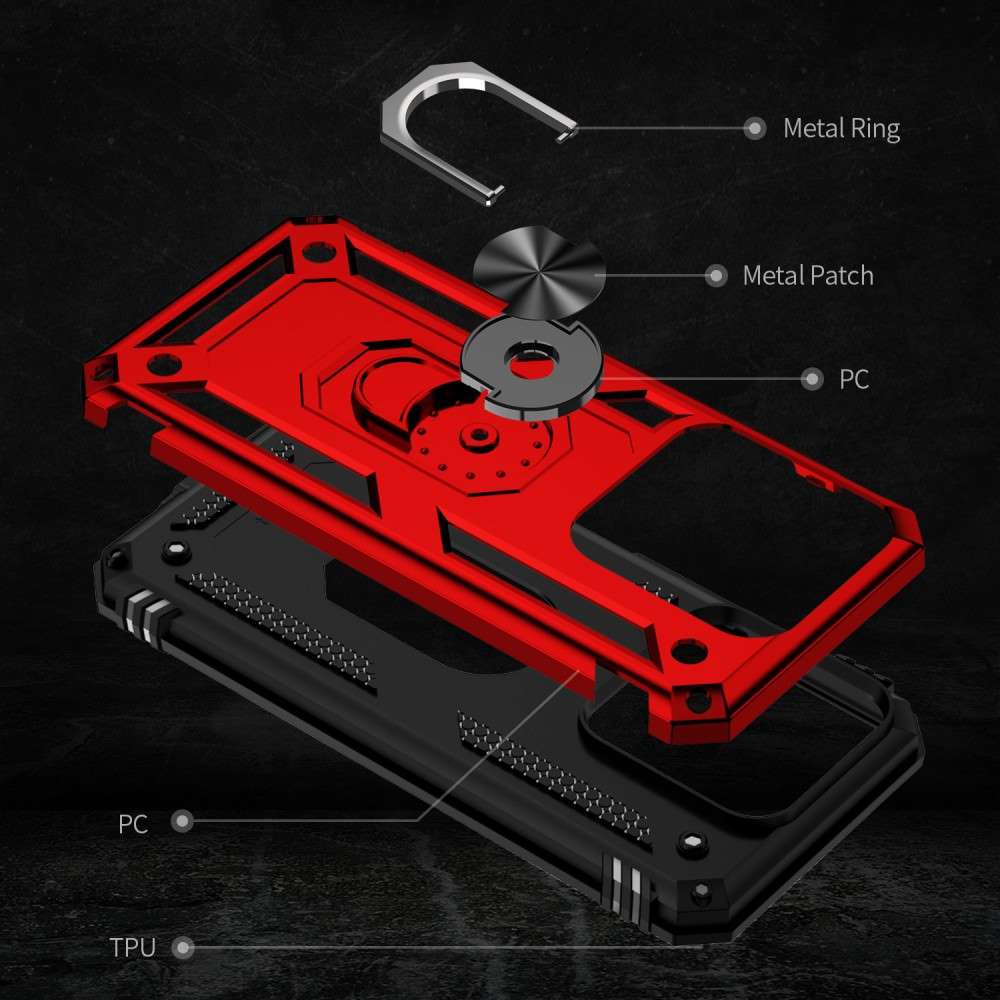 Outdoor Hülle für Xiaomi 14 TPU PC Hybrid Sergeant Armor Ring Schutzcover Case