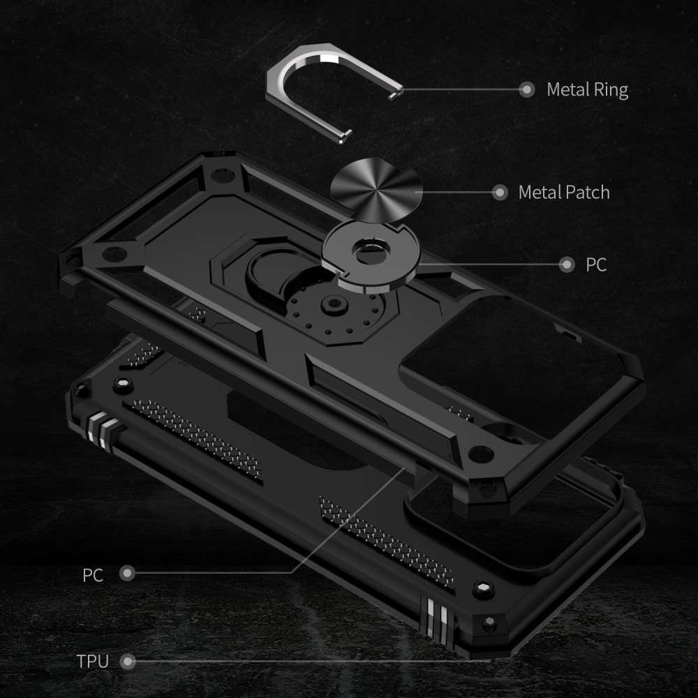 Outdoor Hülle für Xiaomi 14 TPU PC Hybrid Sergeant Armor Ring Schutzcover Case