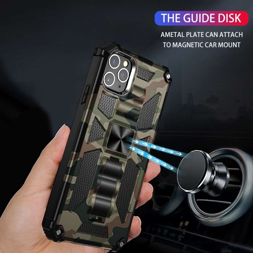 Outdoor Hülle für Apple iPhone 11 Camouflage Shockproof Schutz Cover Armor Kick