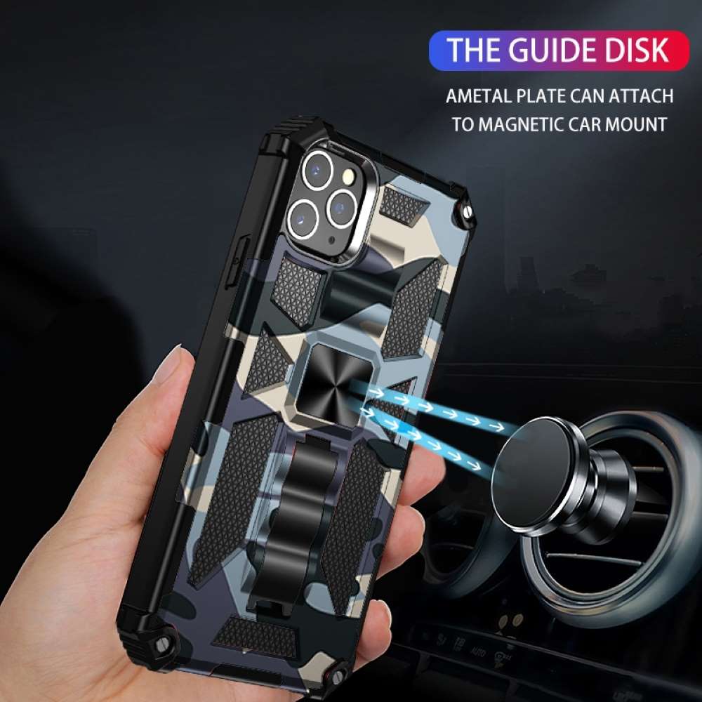 Outdoor Hülle für Apple iPhone 11 Camouflage Shockproof Schutz Cover Armor Kick